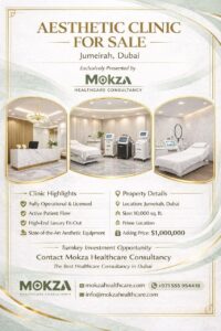 Aesthetic Clinics for Sale in Jumeirah Dubai