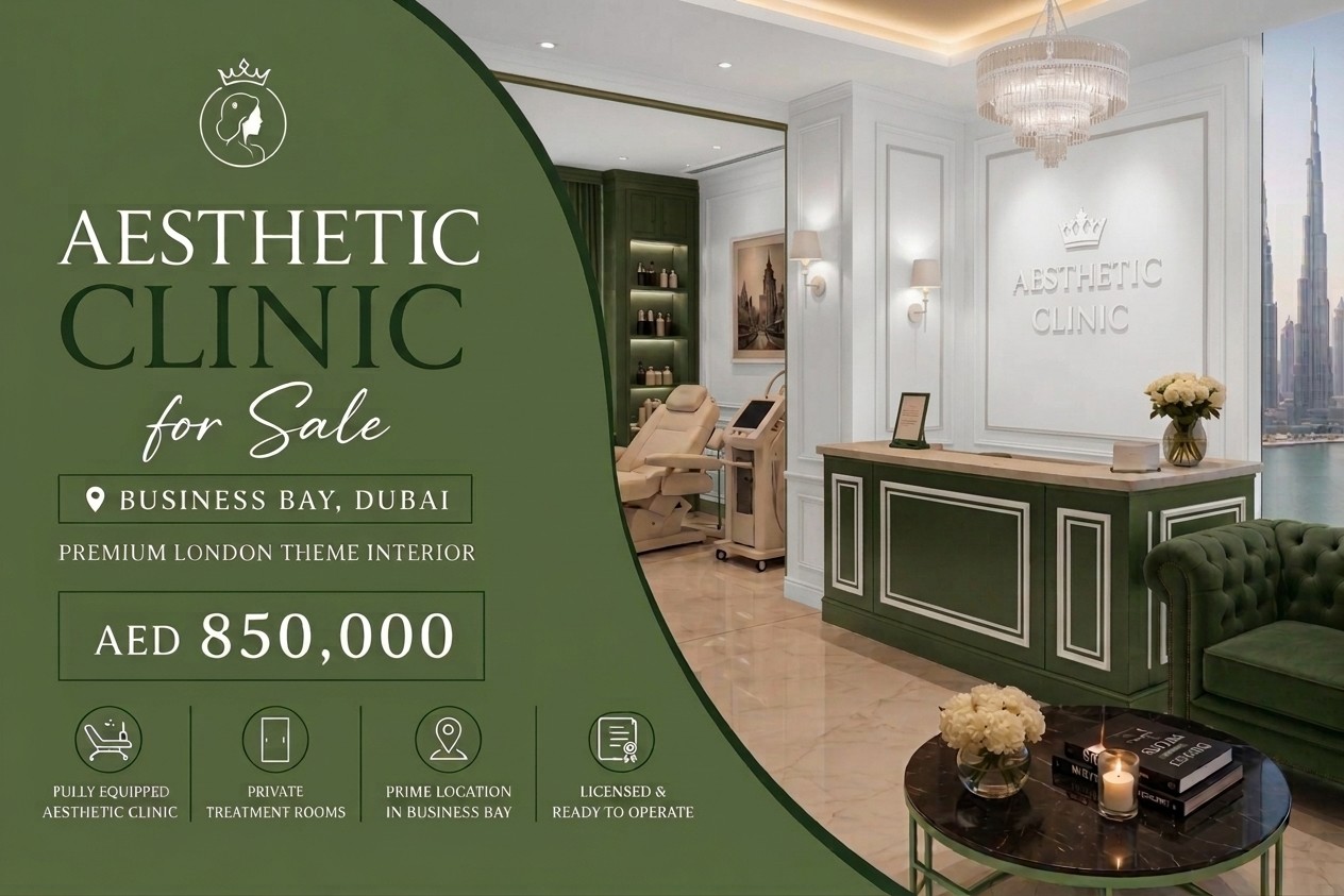 Aesthetic Clinic for Sale in Business Bay